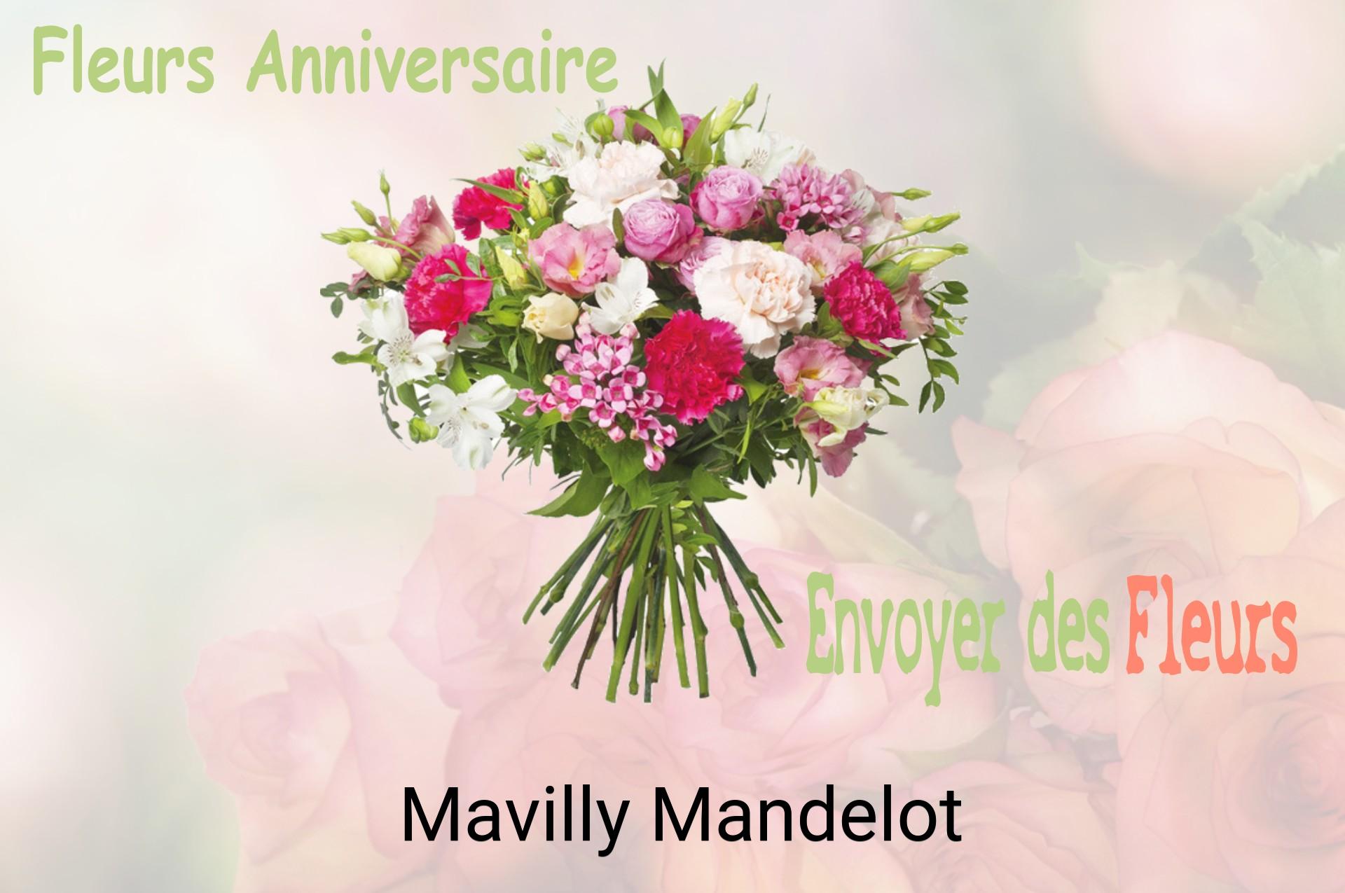 Bouquet de fleurs d’anniversaire livré à Mavilly-Mandelot