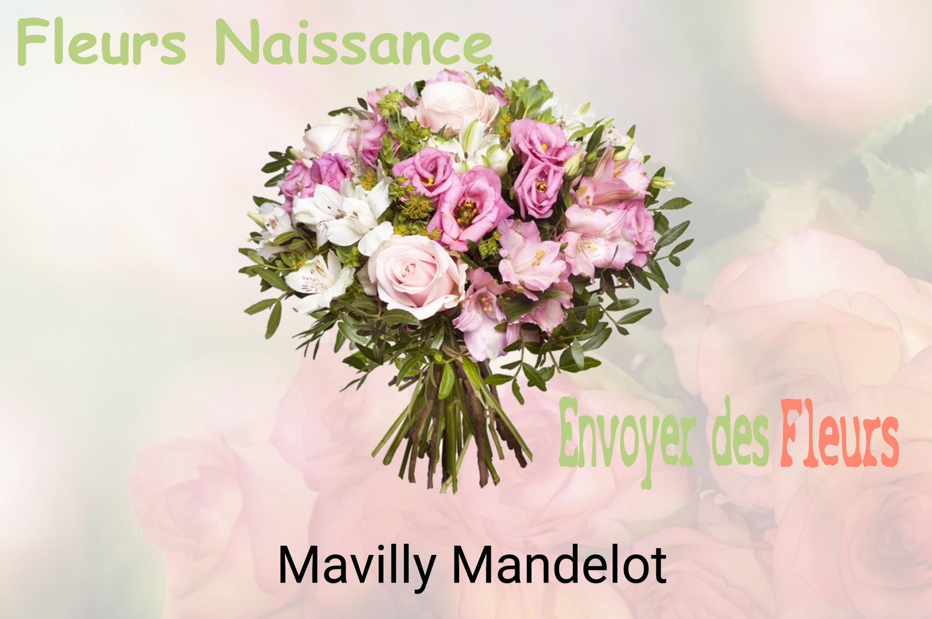 Bouquet de fleurs de naissance livré à Mavilly-Mandelot